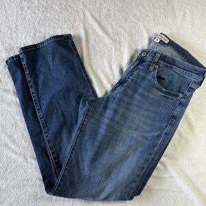 LUCKY BRAND Women's Sweet Mid Rise Straight Leg Medium Wash Blue Jeans Sz 12/31R